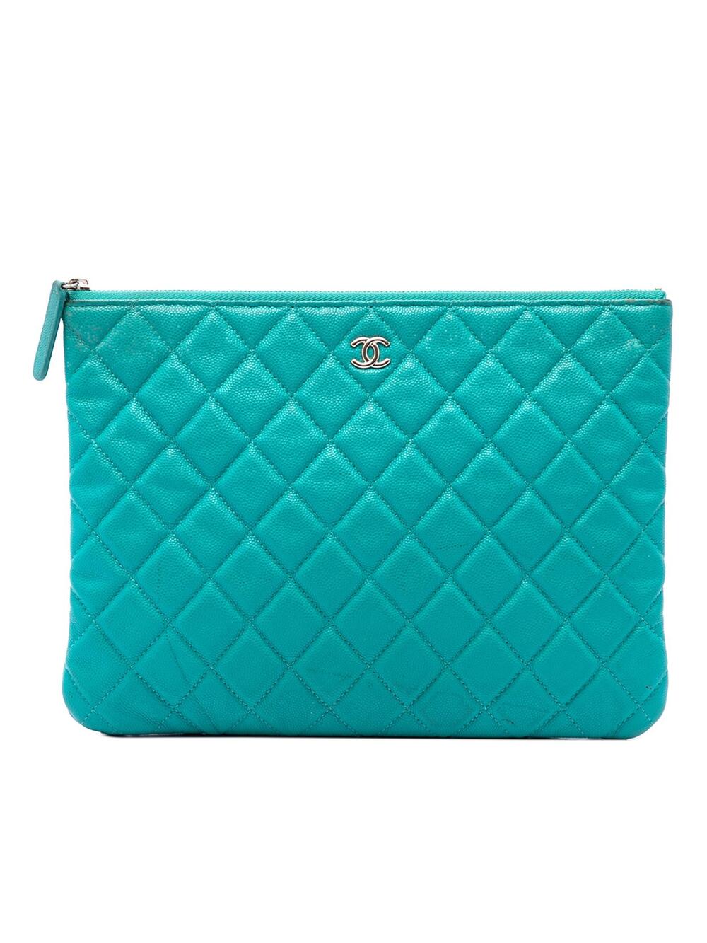 Chanel Medium Quilted Caviar O Case #376333C91B